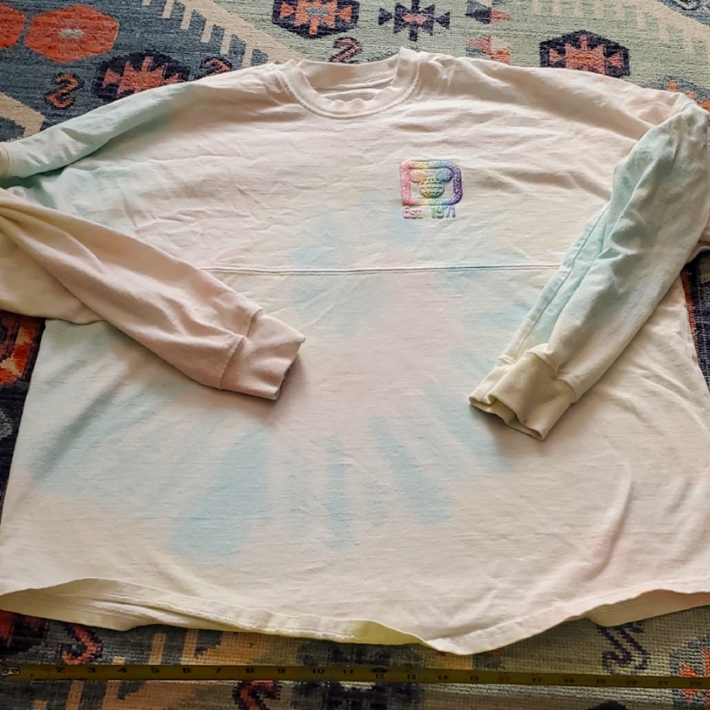 Disney World Spirit Jersey Large Tie Dye